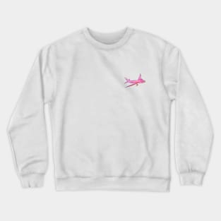 Pink airplane Crewneck Sweatshirt
